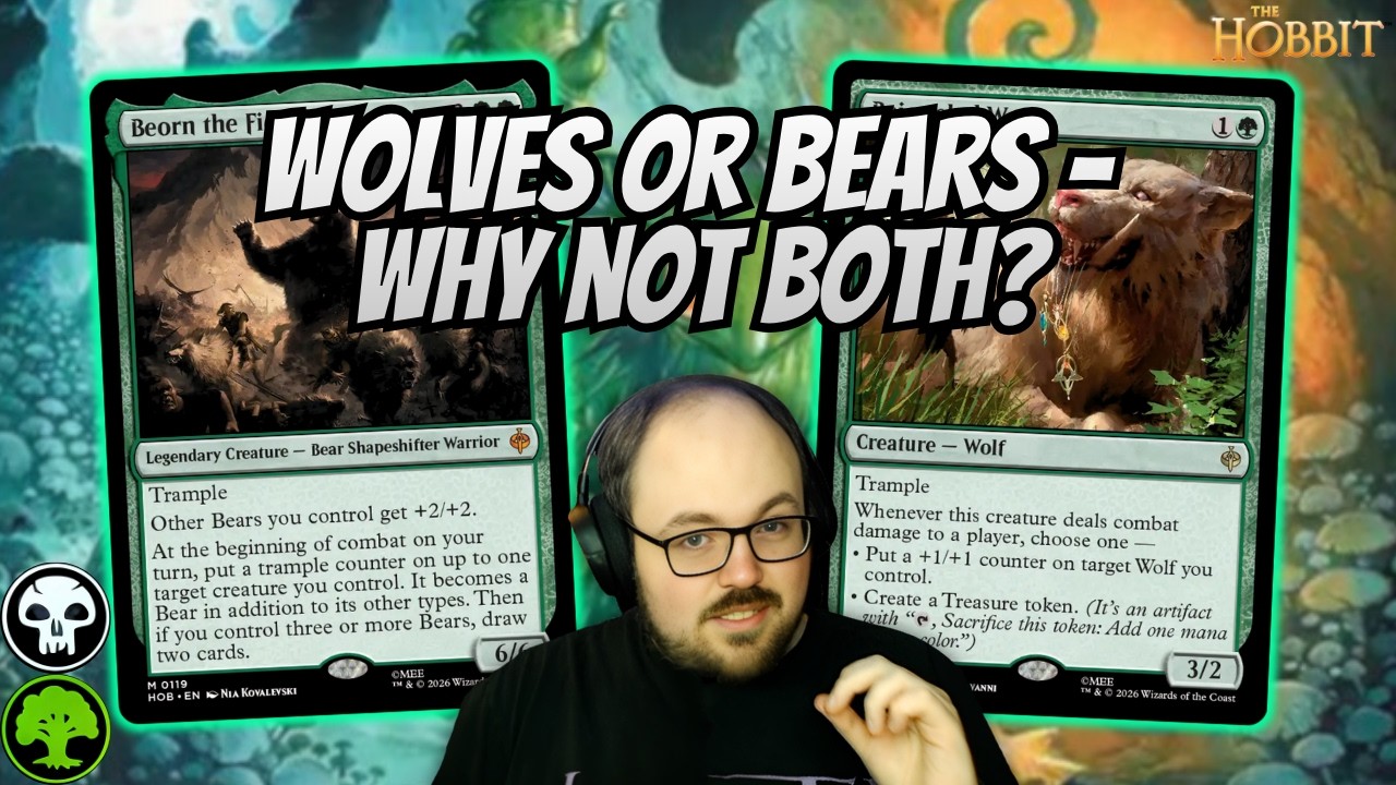 Волки и медведи работают вместе | Hobbit MTG Arena Standard