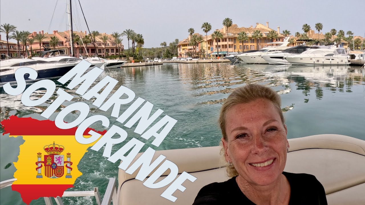 Marina Sotogrande z lodi   4K