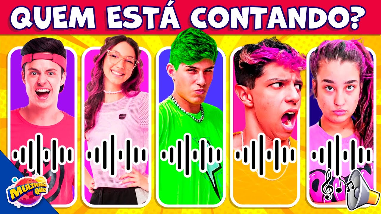 Adivinhe quem está CANTANDO 🎤🎙 Batalha de Rima dos Youtubers