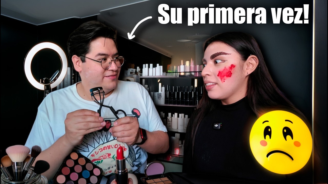 MI NOVIO ME MAQUILLA... (Y terminó muy mal)😂