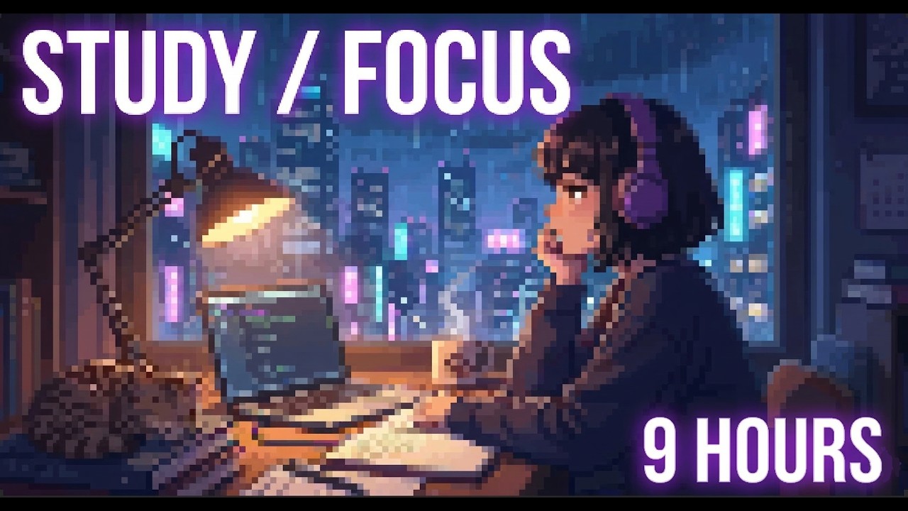 pov: you're studying at 3 am in an empty room 🌧️ [10 hours lofi hip hop]