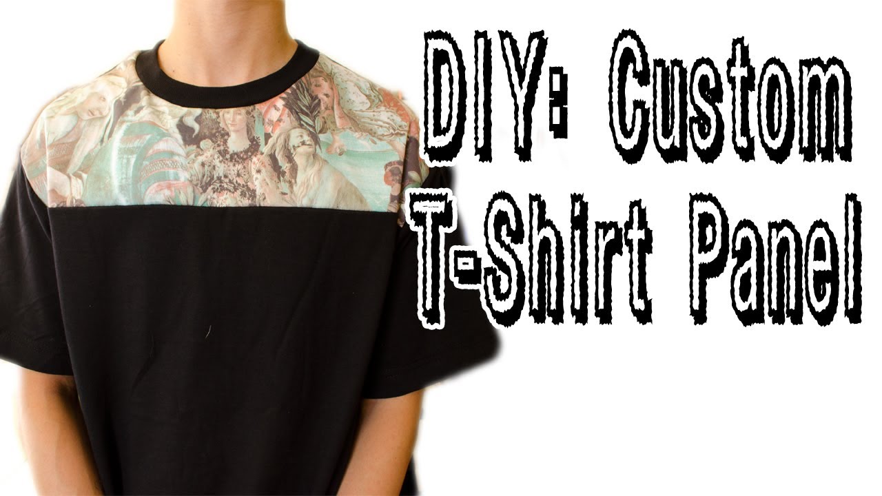 DIY: Custom T-Shirt Panel Tutorial | KAD Customs #22