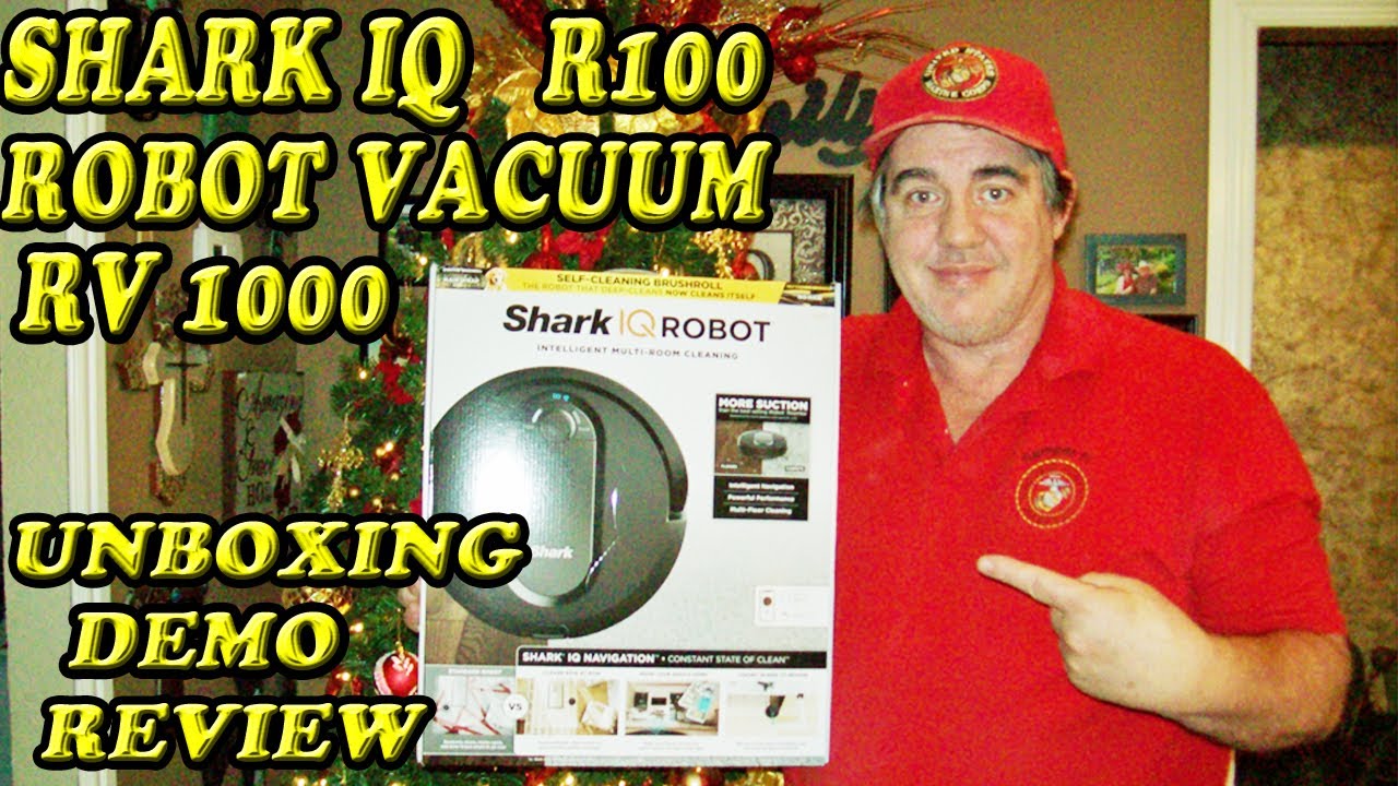 Shark IQ Robot Vacuum R100, Wi Fi Connected, Home Mapping RV1000