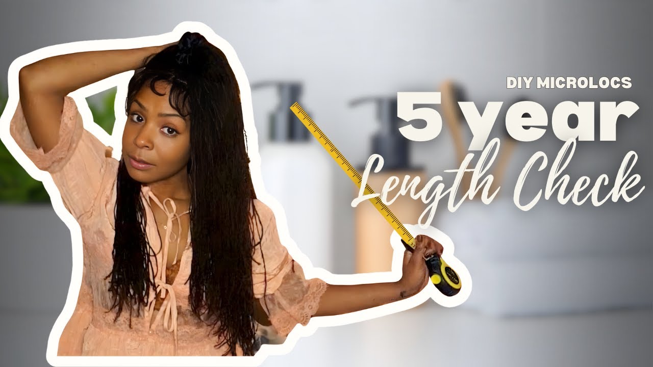 Length Check After 5 Years with DIY Microlocs & 4c Hair!