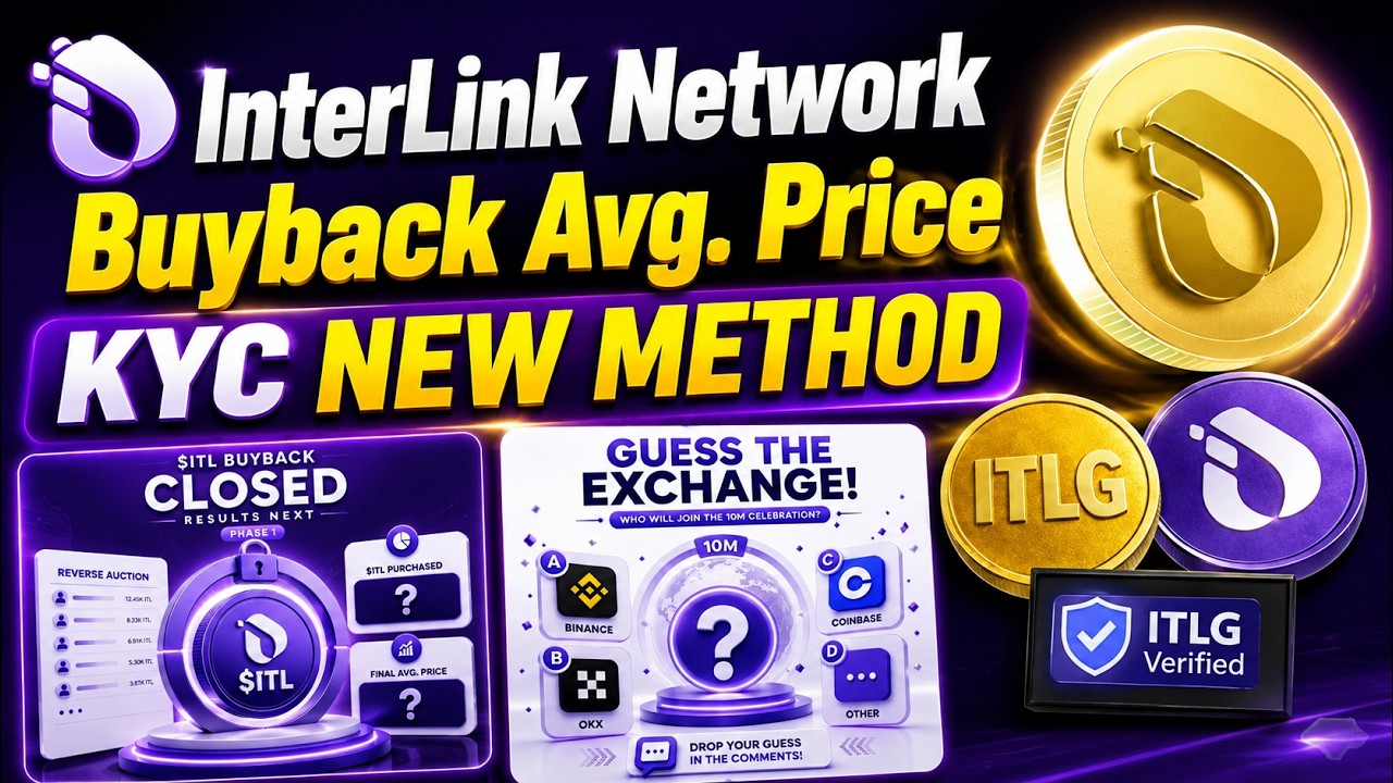 InterLink Network Buyback Avg. Price?!! InterLink Network New KYC UPDATE 💎 InterLink New Update 🚀🌱