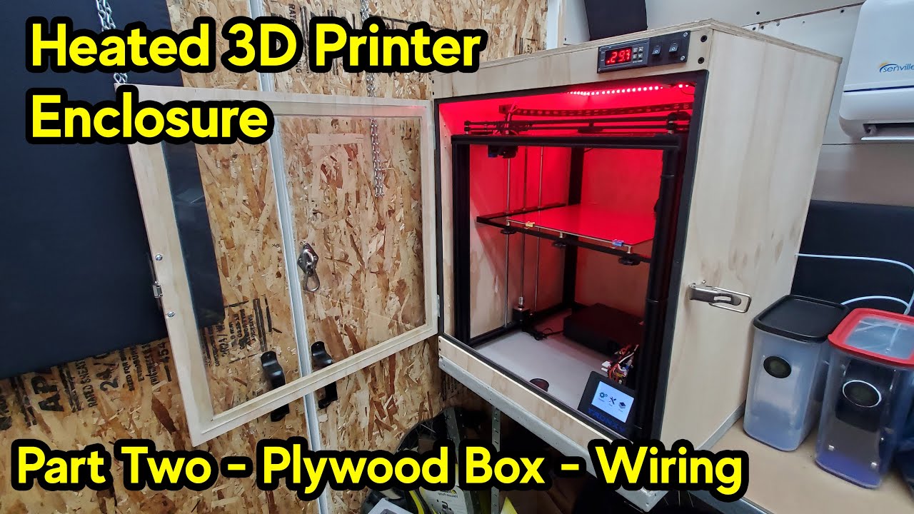 3D Printer Heated Enclosure - Part 2 - From The Slab Up