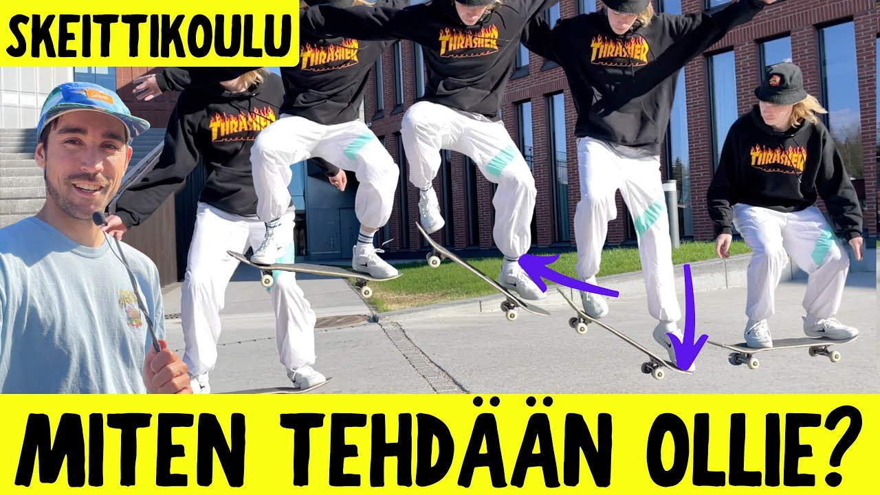 MITEN TEHDÄÄN OLLIE | Skeittikoulu