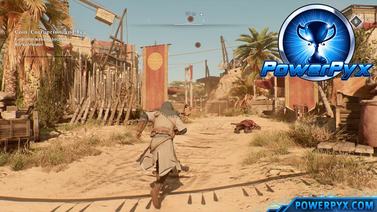 Assassin's Creed Mirage &mdash; Как найти информацию о капитане порта &mdash; Монеты, коррупция и чай