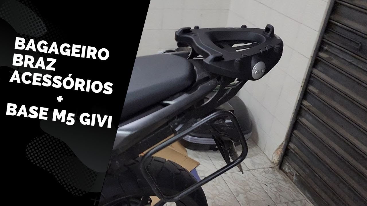 Cb 500X - Como instalar Bagageiro da Braz Acessórios e Base M5 da Givi (Vou de Moto)