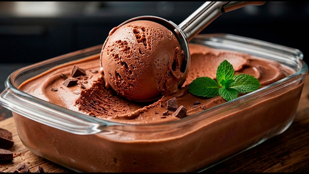 Delicious Homemade Chocolate Ice Cream | Just 3 Ingredients!