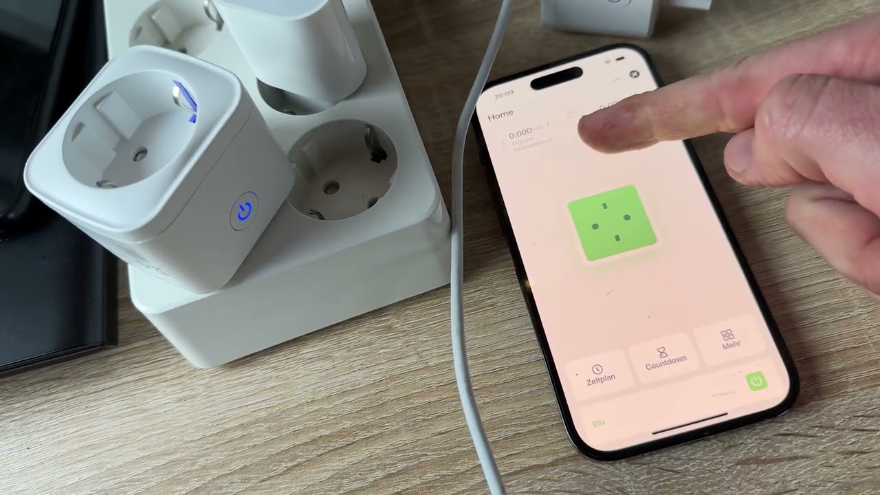 Умная розетка WLAN 5 ГГц, Alexa Socket EIGHTREE, распаковка и инструкция по эксплуатации умной до...
