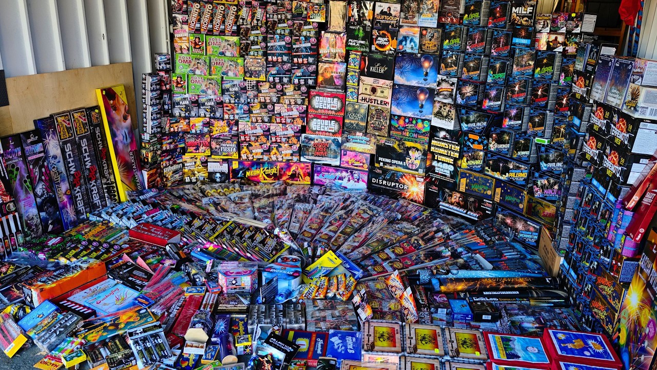 0:00 Uhr an Silvester Vlog UNCUT | 1h lang 2000&euro; VERBALLERN🧨