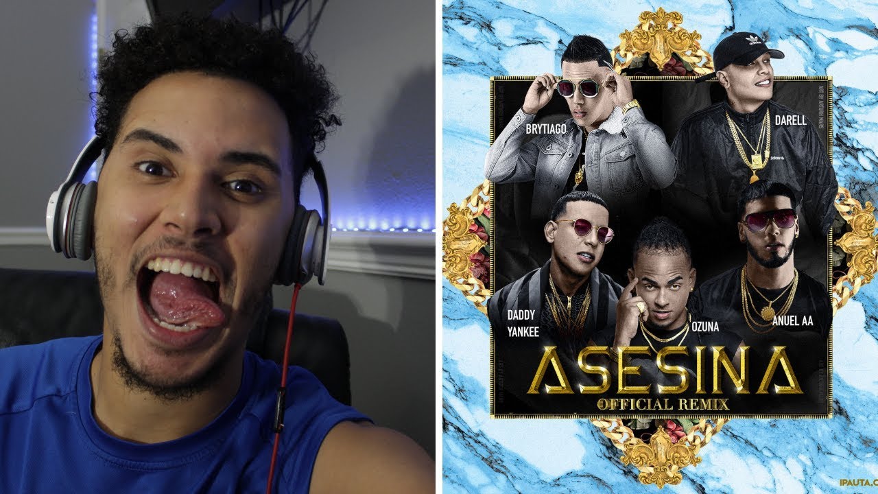 Asesina Remix - Brytiago / Darell / Daddy Yankee / Ozuna / Anuel AA | REACCION