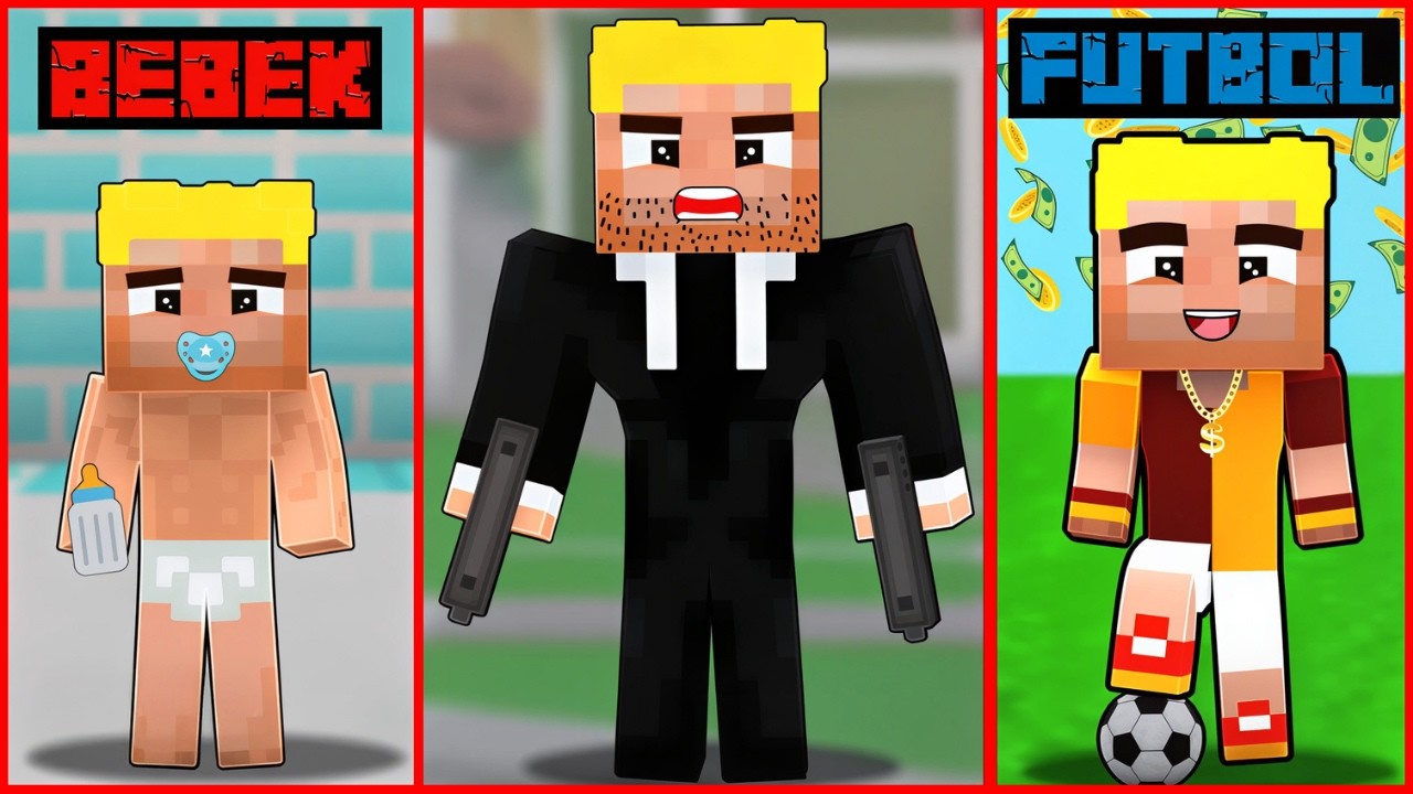 EFEKANIN DOĞUMDAN ÖLÜME HAYATI FİLMİ 😱 - Minecraft