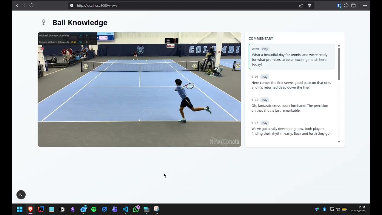 Ball Knowledge Demo