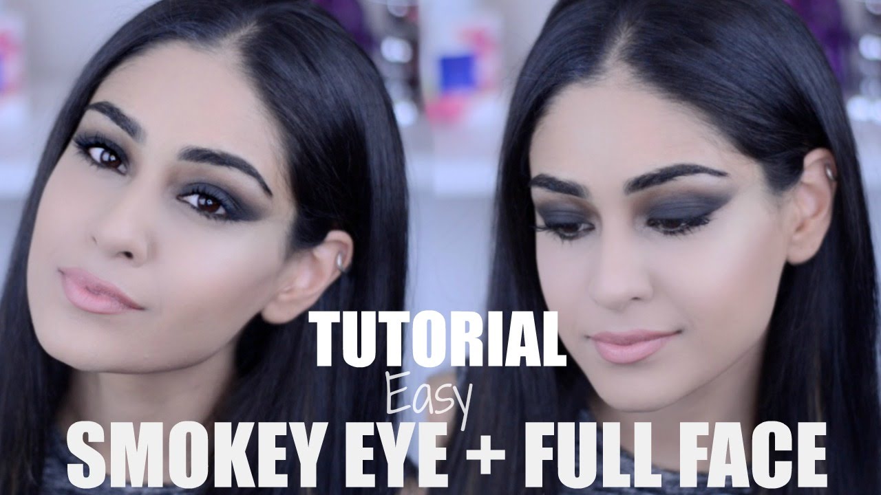 Tutorial | Easy Black Smokey Eye + Full Face