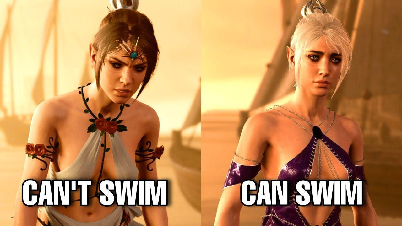 Shadowheart's swimming lesson will eventually helped her later on