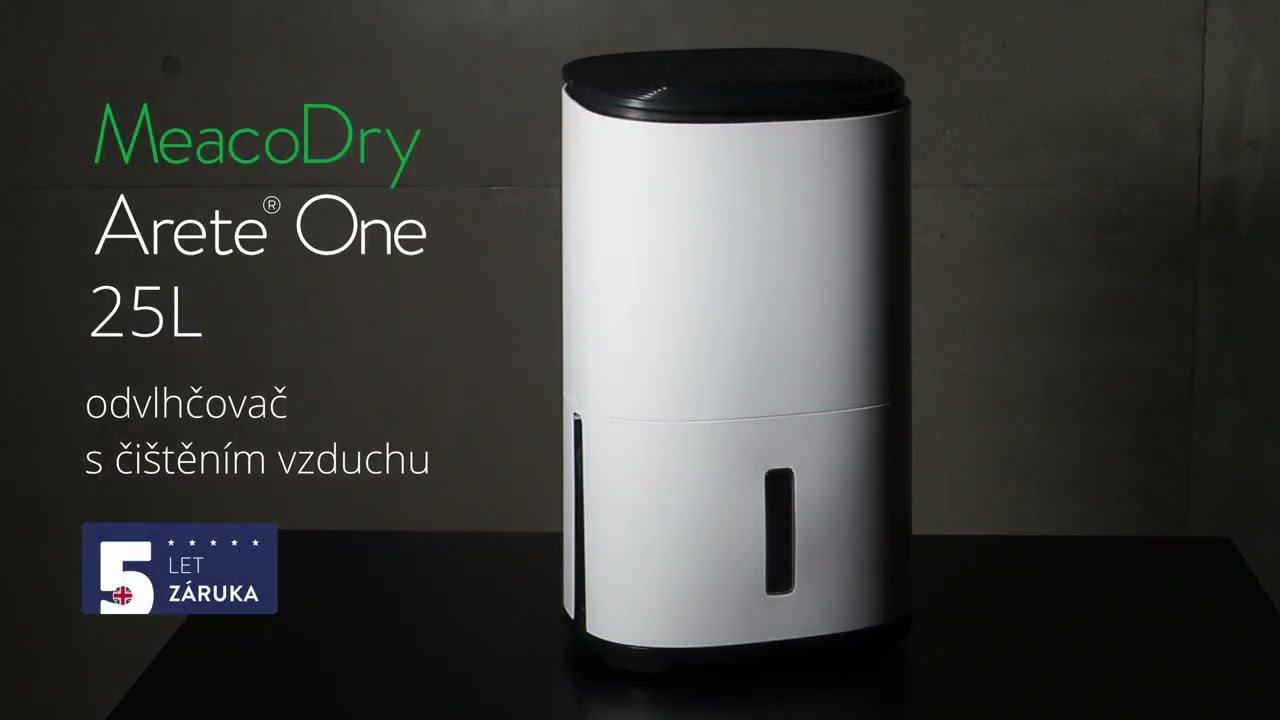 MeacoDry Arete One 25L – odvlhčovač a čistička vzduchu