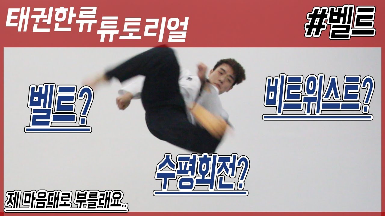 #벨트)이거하나만 배워놔도 엄청 유용해요[태권한류_튜토리얼]
