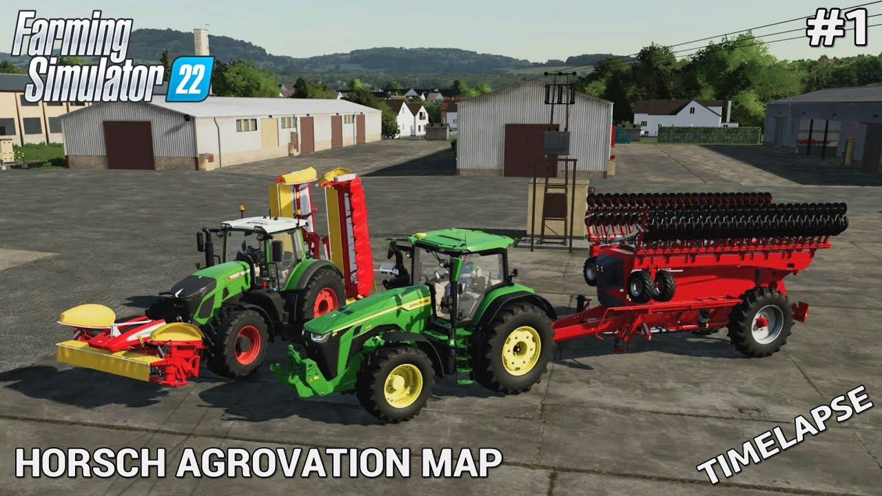 The start of a new series on the HORSCH AGROVATION MAP | Fs22 Timelapse | Ep.1 - PS5