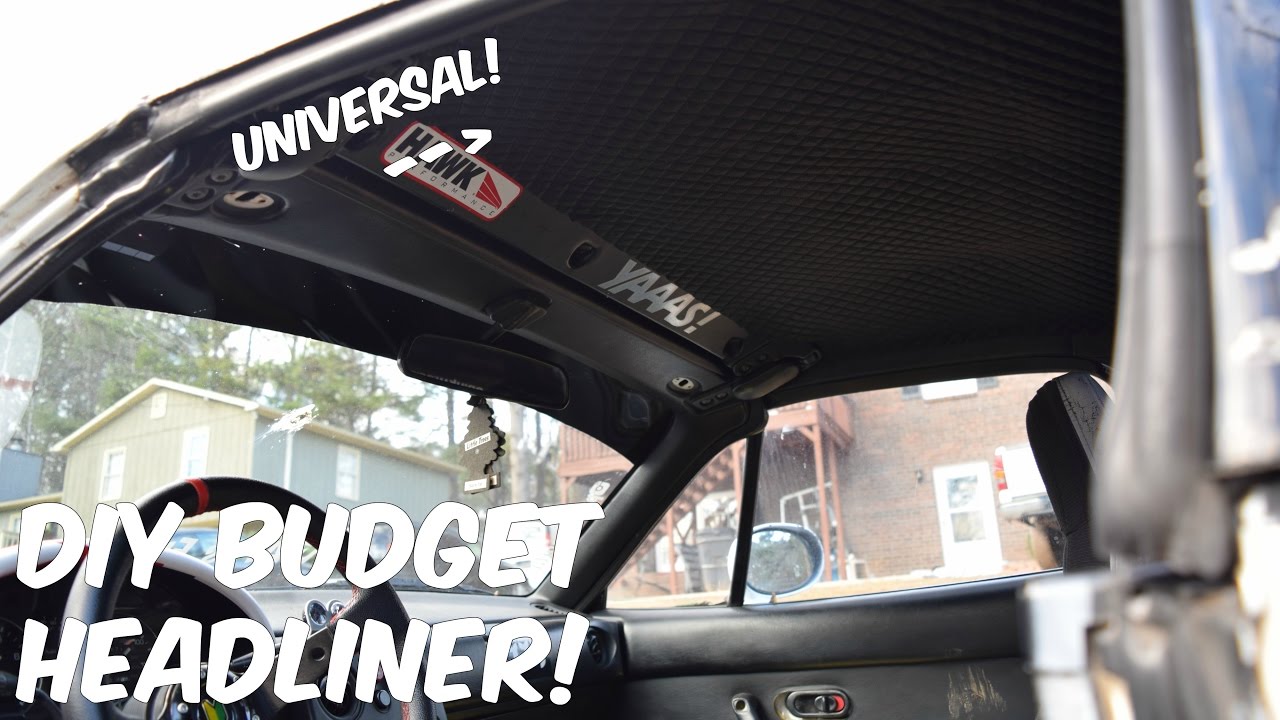 DIY Budget Miata Hardtop Headliner