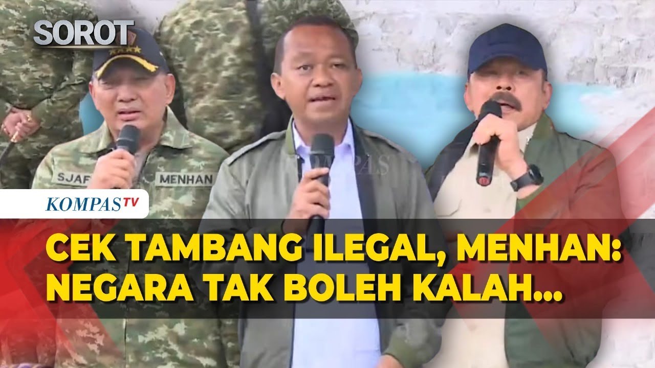 [FULL] Menhan Sjafrie, Menteri ESDM Bahlil, hingga Jaksa Agung Cek Penindakan Tambang Ilegal Babel