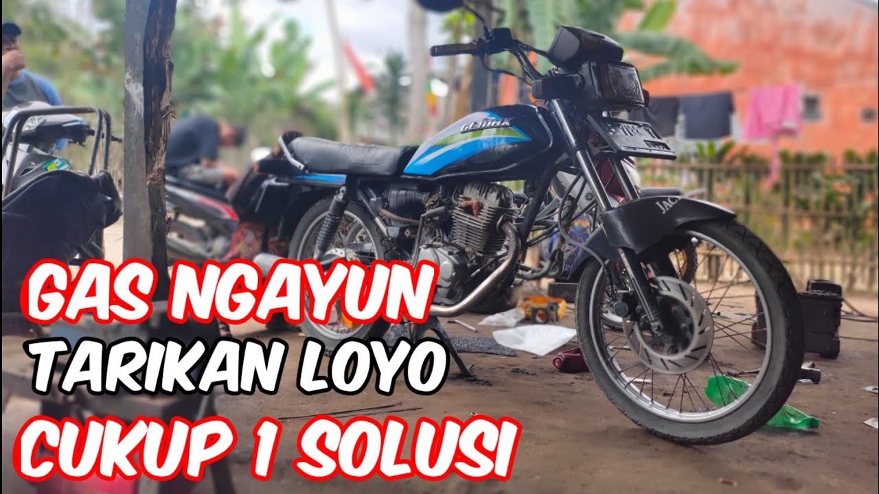 CARA ATASI HONDA GL PRO LEMAH DI TOP SPEED