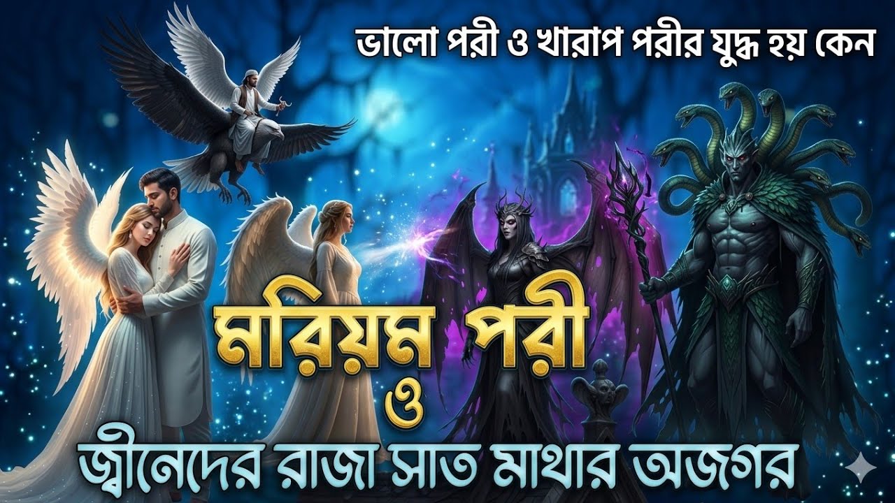 মরিয়ম পরী ও সাত মাথার অজগর। মরিয়ম পরীর গল্প @ADHAR48 