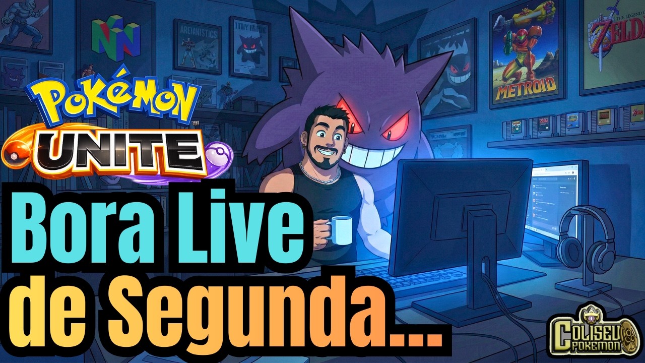Uma Live de Segunda no Pokemon Unite! Bora que Bora!