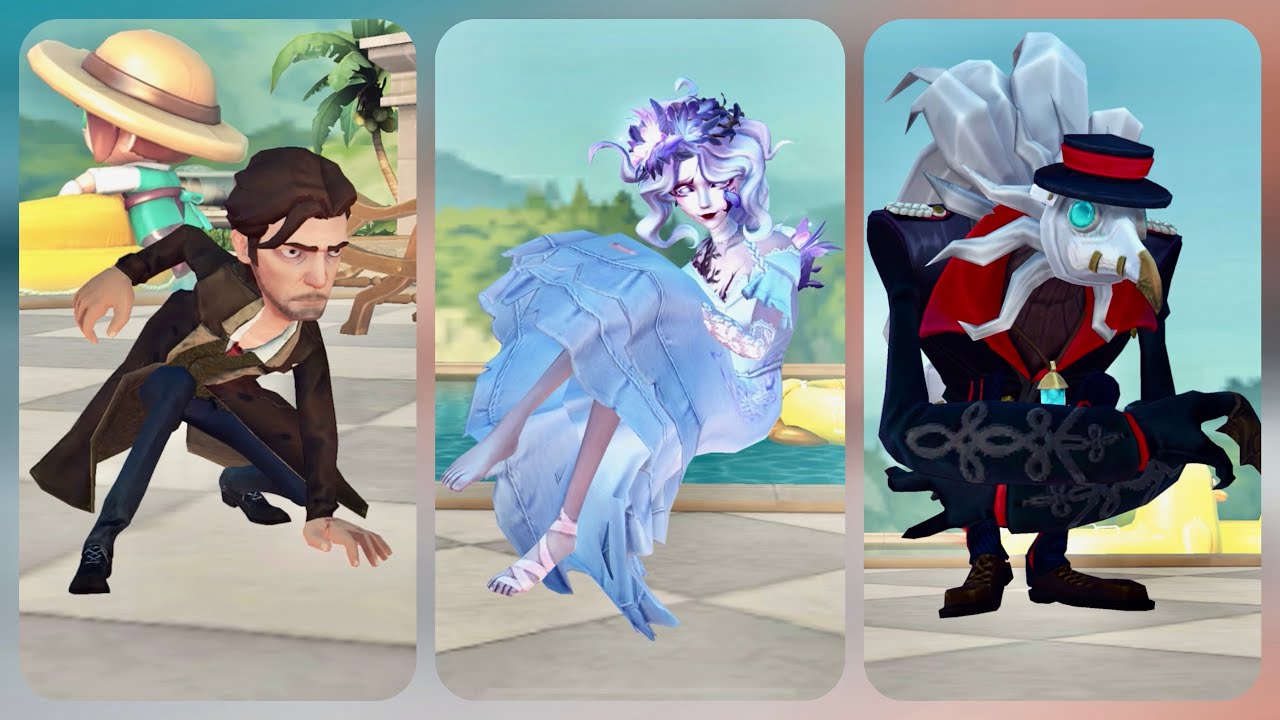 All New Unique “Crouch” Animations Showcase | Identity V