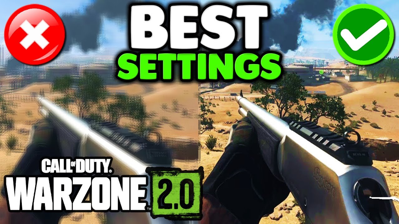 BEST SETTINGS IN WARZONE 2 (Maximize FPS & Visibility)