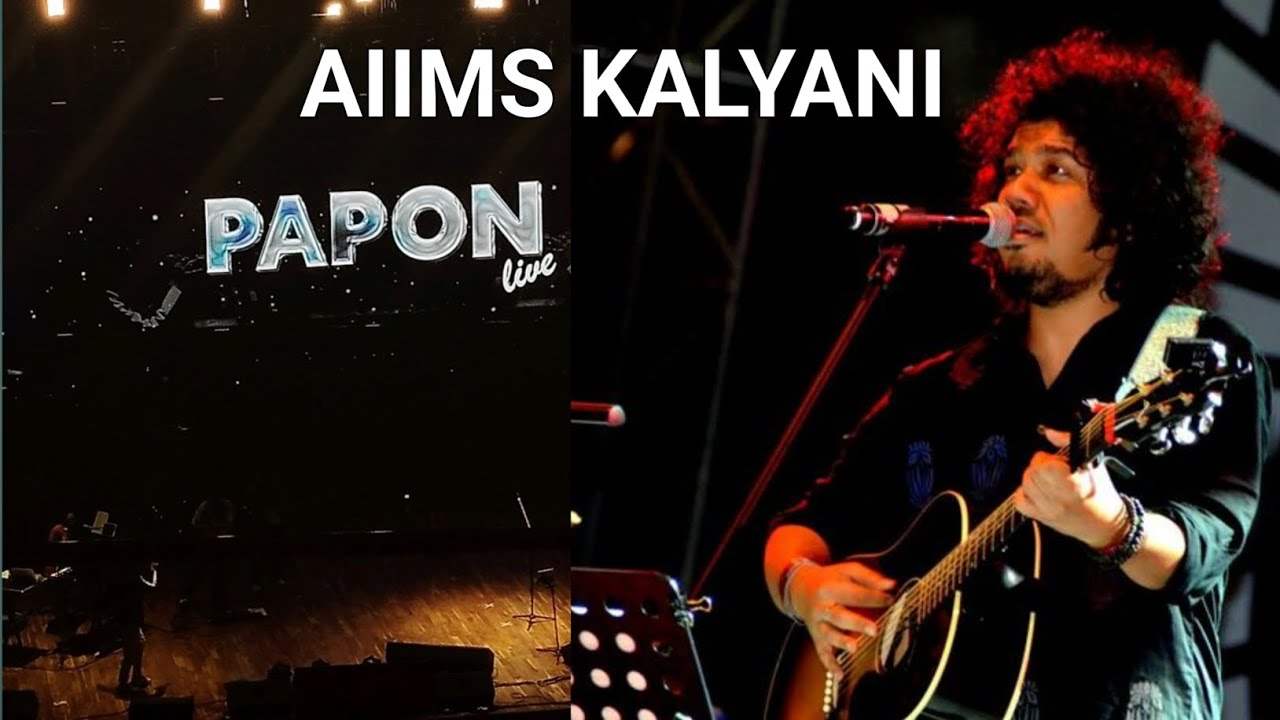Papon's Live Performance at AIIMS KALYANI, 2025 ✨🖤 | Playback Singer Papon Concert ❤️