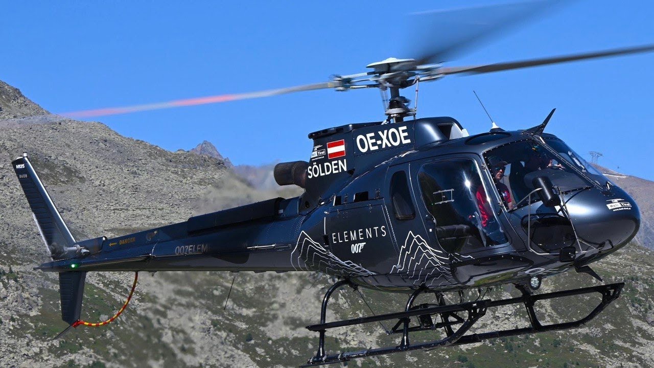 Heli Austria | Take Off & Landung H125 OE-XOE | Heliport Hochgurgl