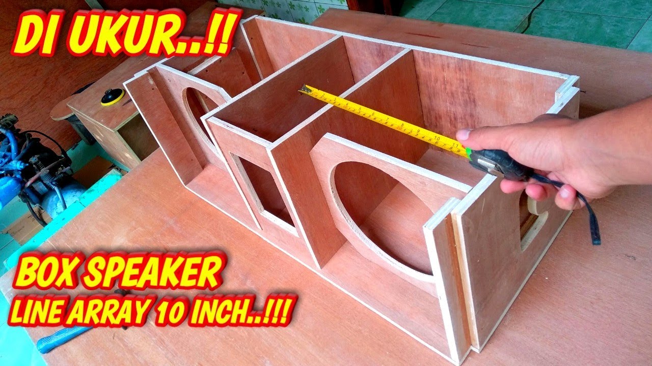 UKURAN BOX SPEAKER LINE ARRAY 10 INCH
