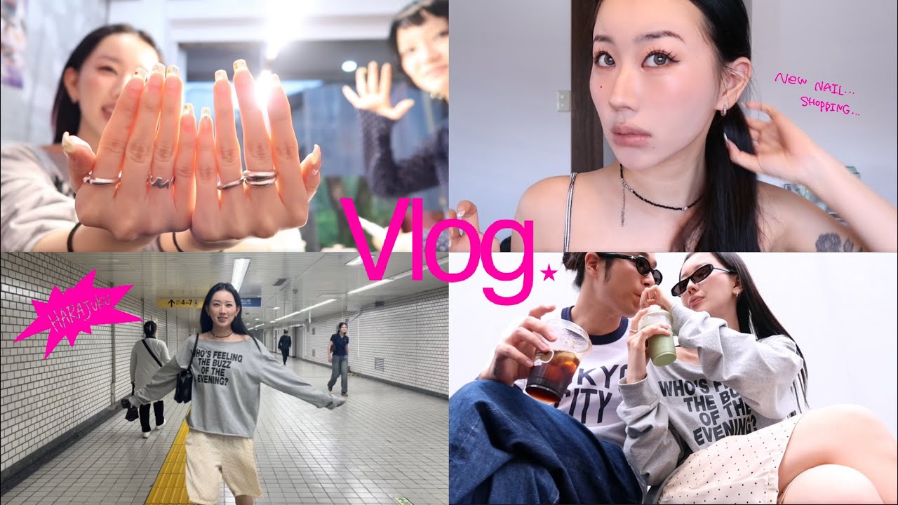 【VLOG】ネイルをしに行く一日密着して欲しいの💅