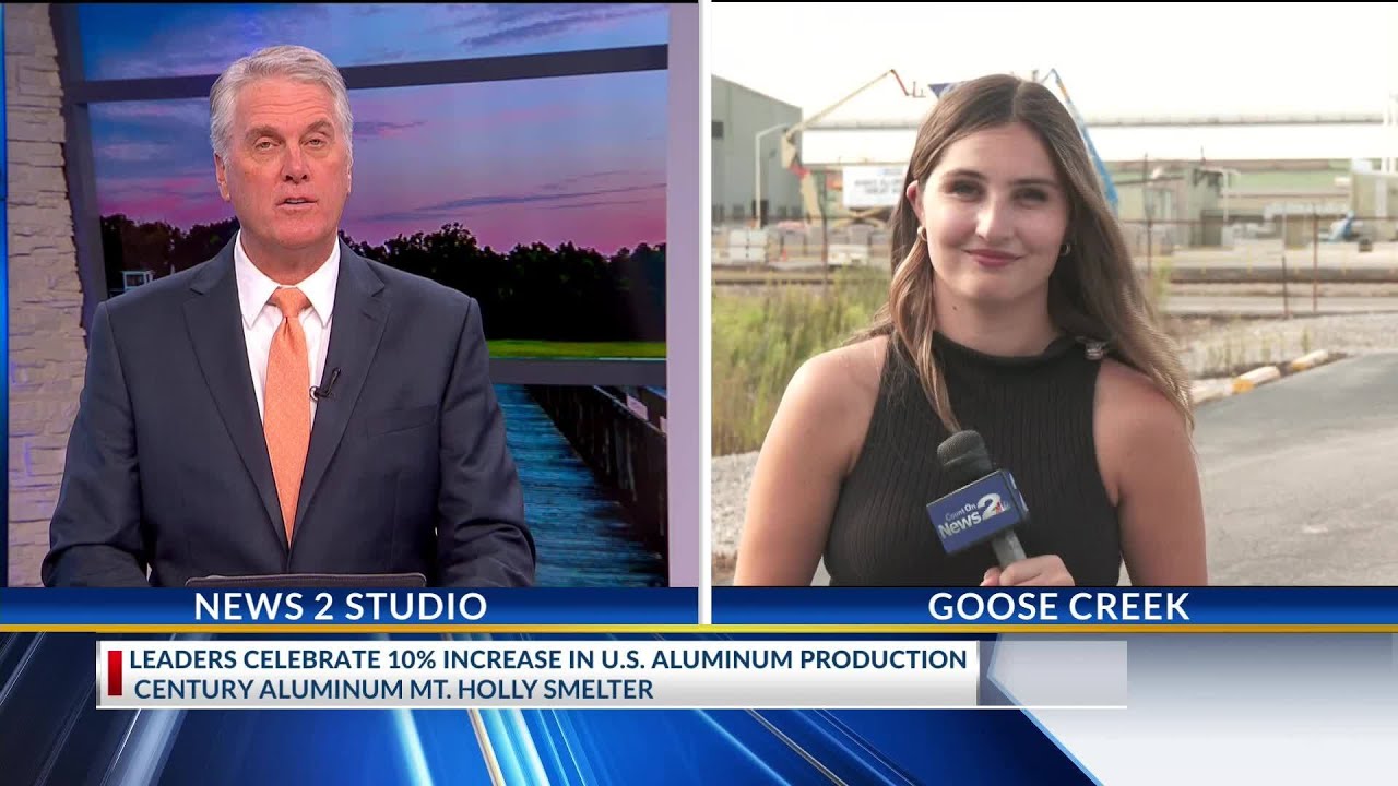 Руководители празднуют 10%-е увеличение производства алюминия