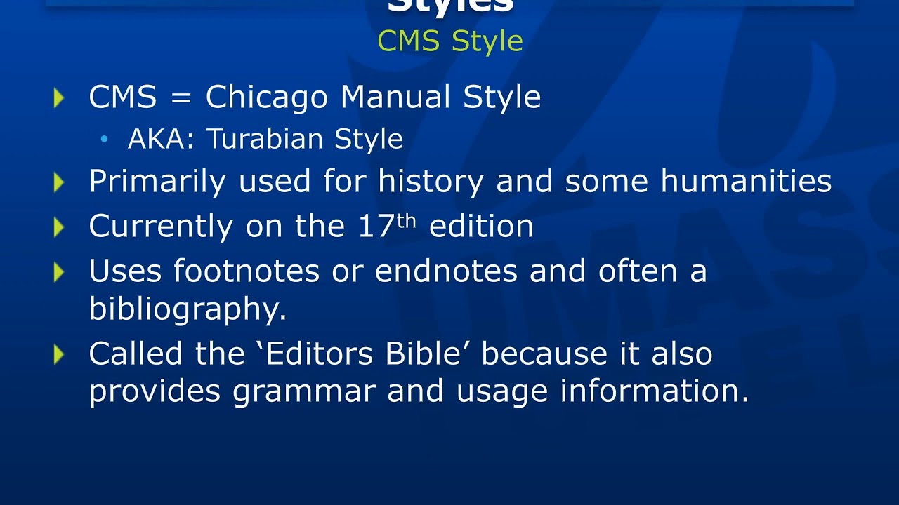 Citation: Understanding the Differences Between MLA, APA, and CMS styles