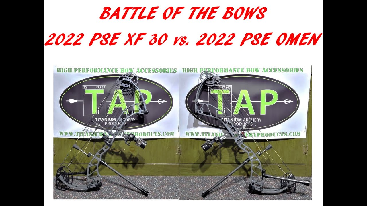 PSE XF 30 vs PSE OMEN - BOW BATTLE - CHRONOGRAPH SPEED TEST