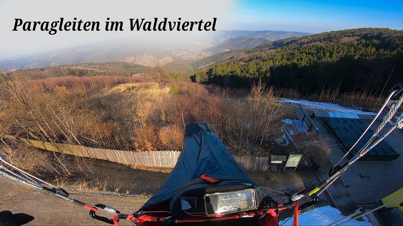 Paragleiten im Waldviertel - Jauerling Erstbeflug