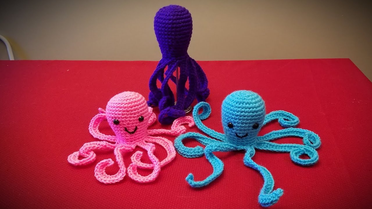 Super easy Octopus crochet along tutorial