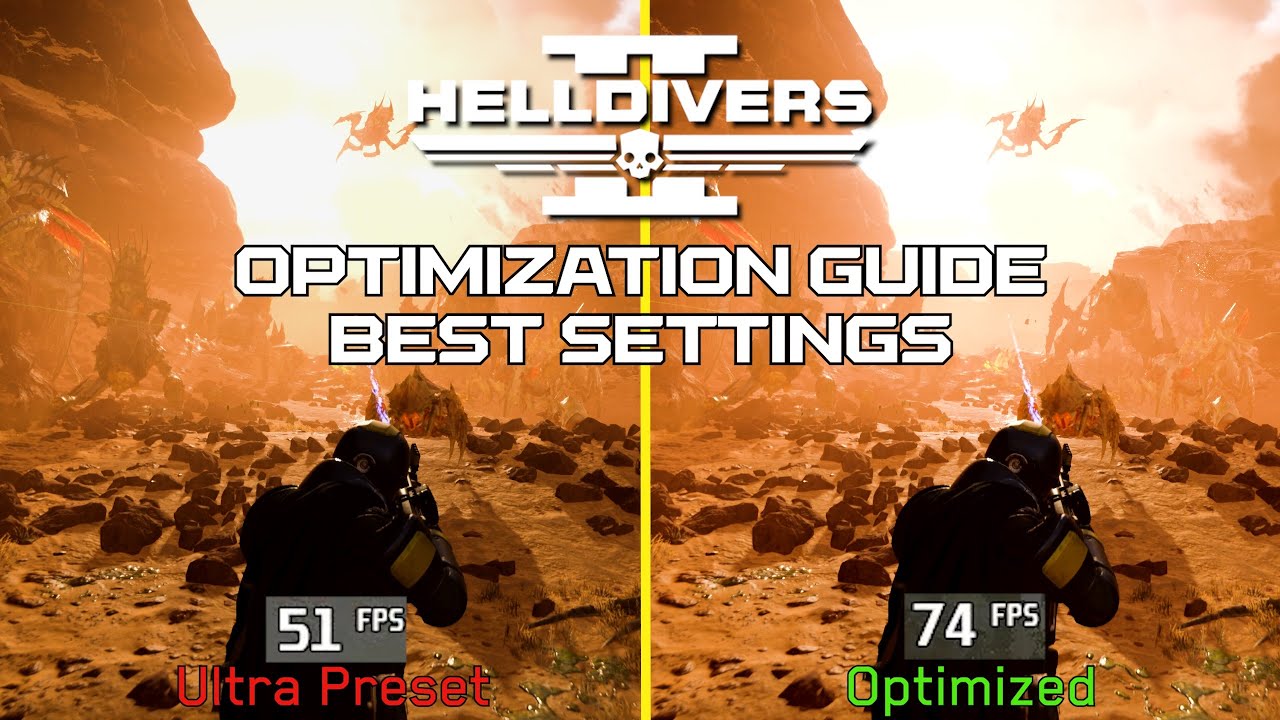 Helldivers 2 | РУКОВОДСТВО ПО ОПТИМИЗАЦИИ | Протестированы все настройки | Лучшие настройки