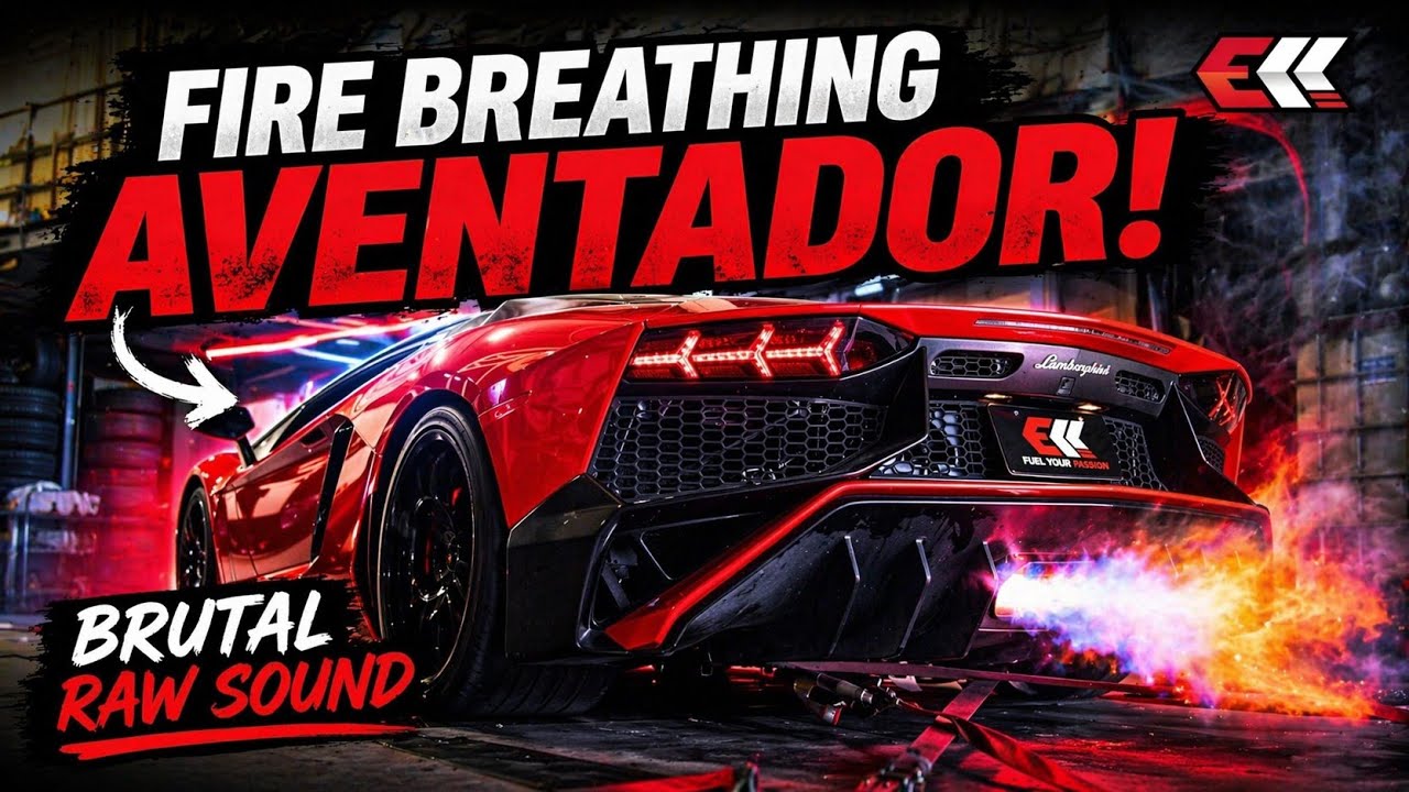 Жестокий Aventador на динамометрическом стенде | Видео из магазина