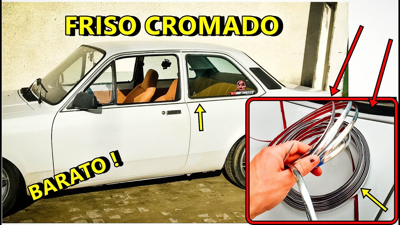FRISOS CROMADO - PASSO A PASSO
