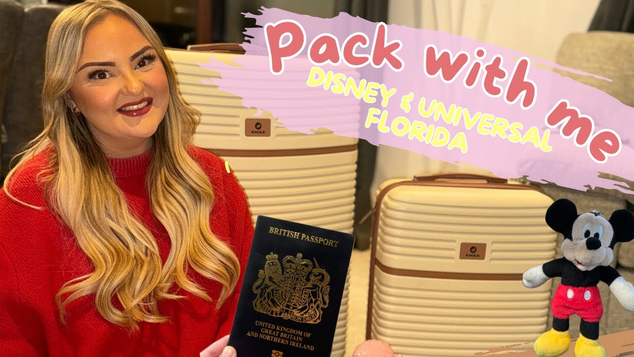 ✨ PACK WITH ME | Walt Disney world | Universal | Orlando Florida ✈️ 🏰 🐭 💓 ✨