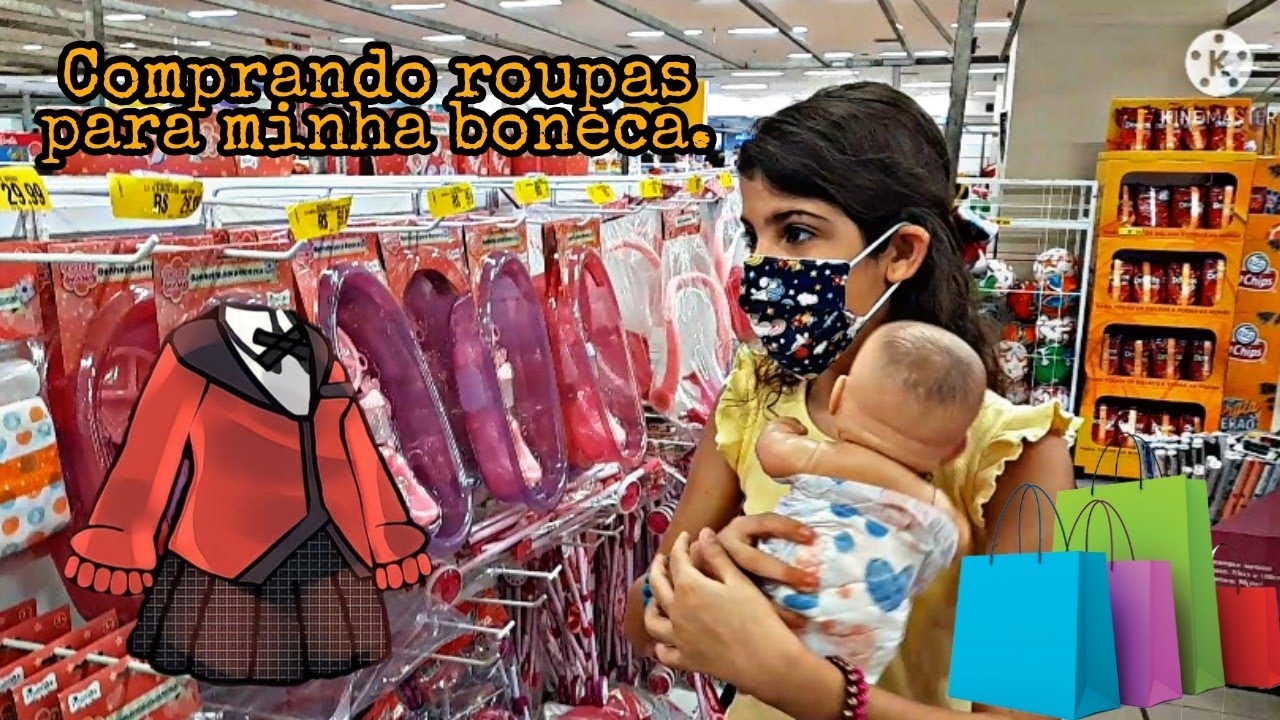 Comprando roupas da minha boneca! 👗👚