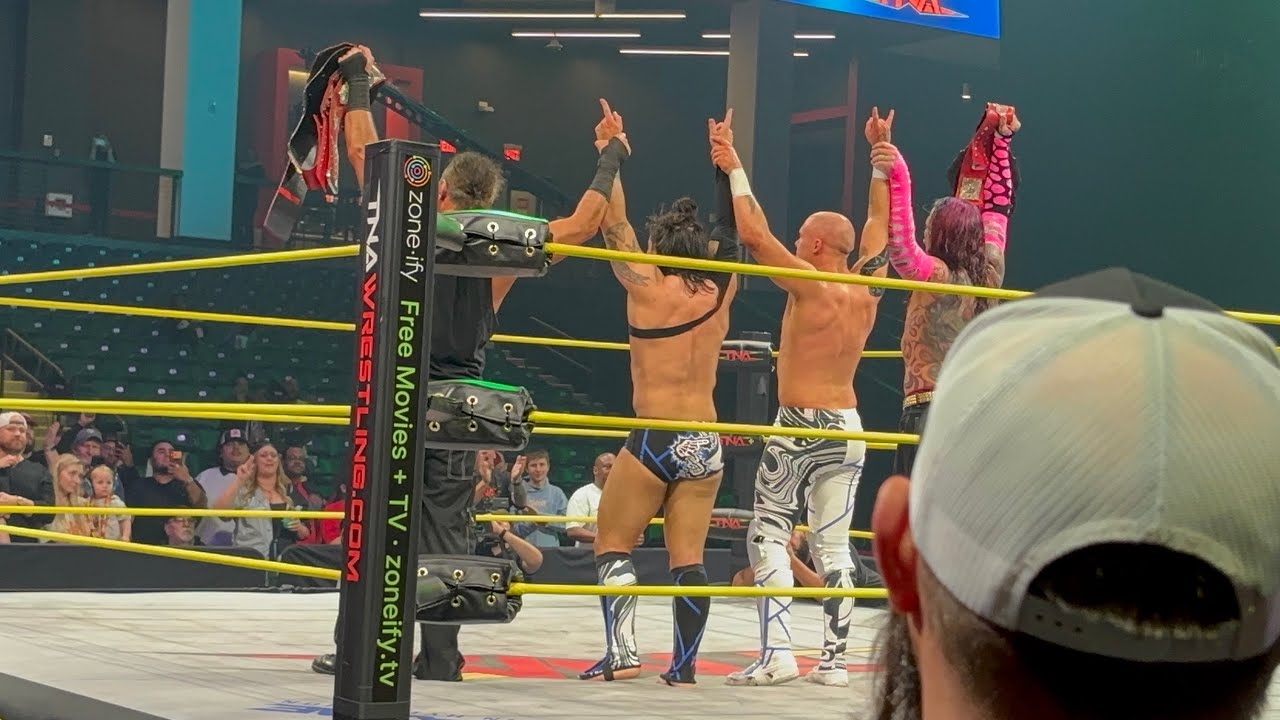 TNA Night 2 Tag Team Championship Match The Hardys vs Sinner