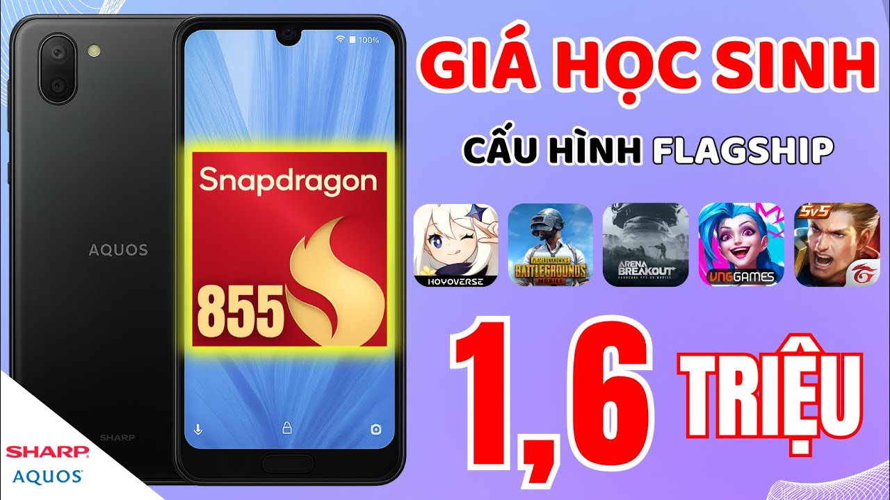 Thứ Gì Đây? Snap 855 – Màn 2K 120HZ – RAM 6GB | Sharp Aquos R3