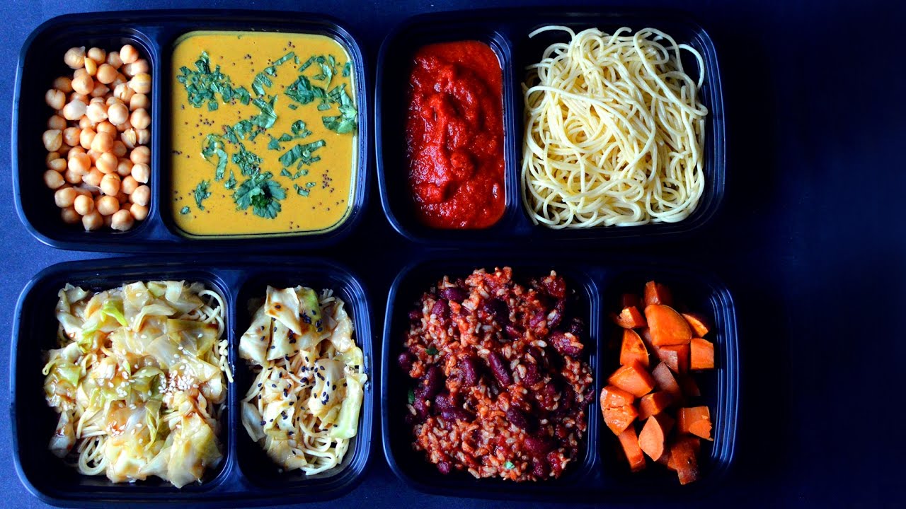 Vegan Meal Prep $23 - 5 Full Days (2 Menus)