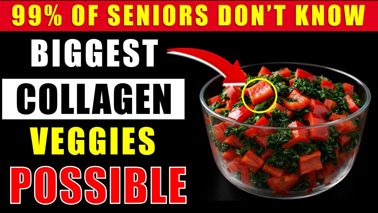 Over 60  Eat These 8 Vegetables to Support Collagen, Mobility, and Nerve Health.
