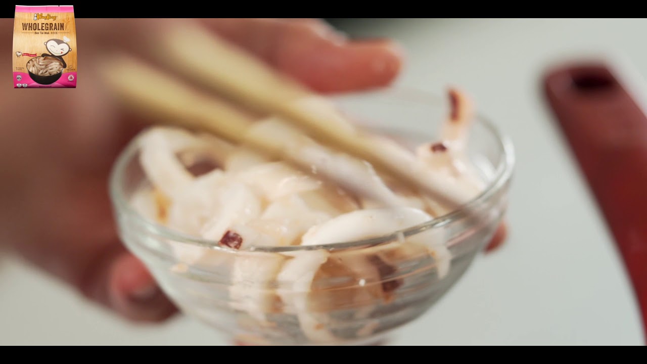 Fried Seafood Wholegrain Bee Tai Mak - Cook with Chef Eric Teo and Kang Kang Noodles!